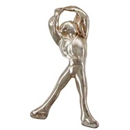 Pendentif patineur - Argent massif
