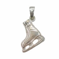 Pendentif patin hockey - Argent massif