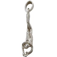 Pendentif plongeur - Argent massif