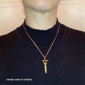 Pendentif gymnaste masculin GAM barre fixe ARTICULE - Plaqué or