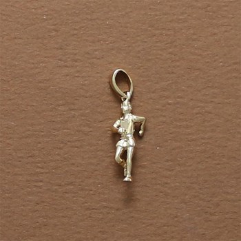Pendentif marathon - Plaqué or
