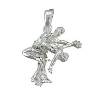 Pendentif danse latine salsa - Argent massif