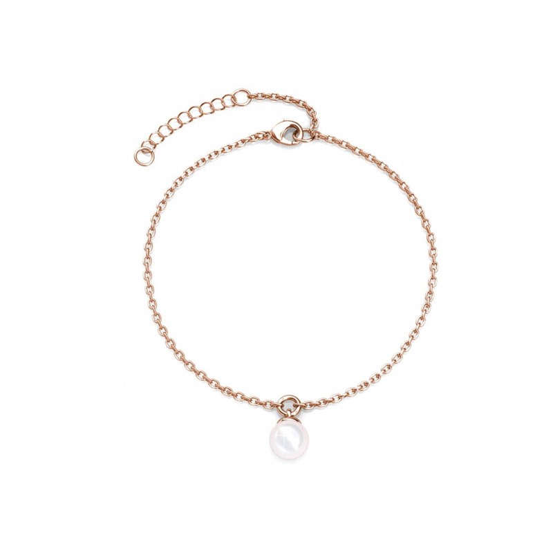Bracelet Crystal Pearl - Or Rosé et Cristal - vue 3