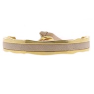 Jonc ruban Les Interchangeables 4mm aléatoire beige 163