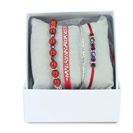 Bracelets Les Interchangeables Strassbox Bobochic rouge
