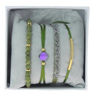 Bracelets Les Interchangeables Coffret Strassbox Fabric Kaki