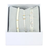 Bracelets Les Interchangeables Coffret Strassbox Perles Gomme Crème
