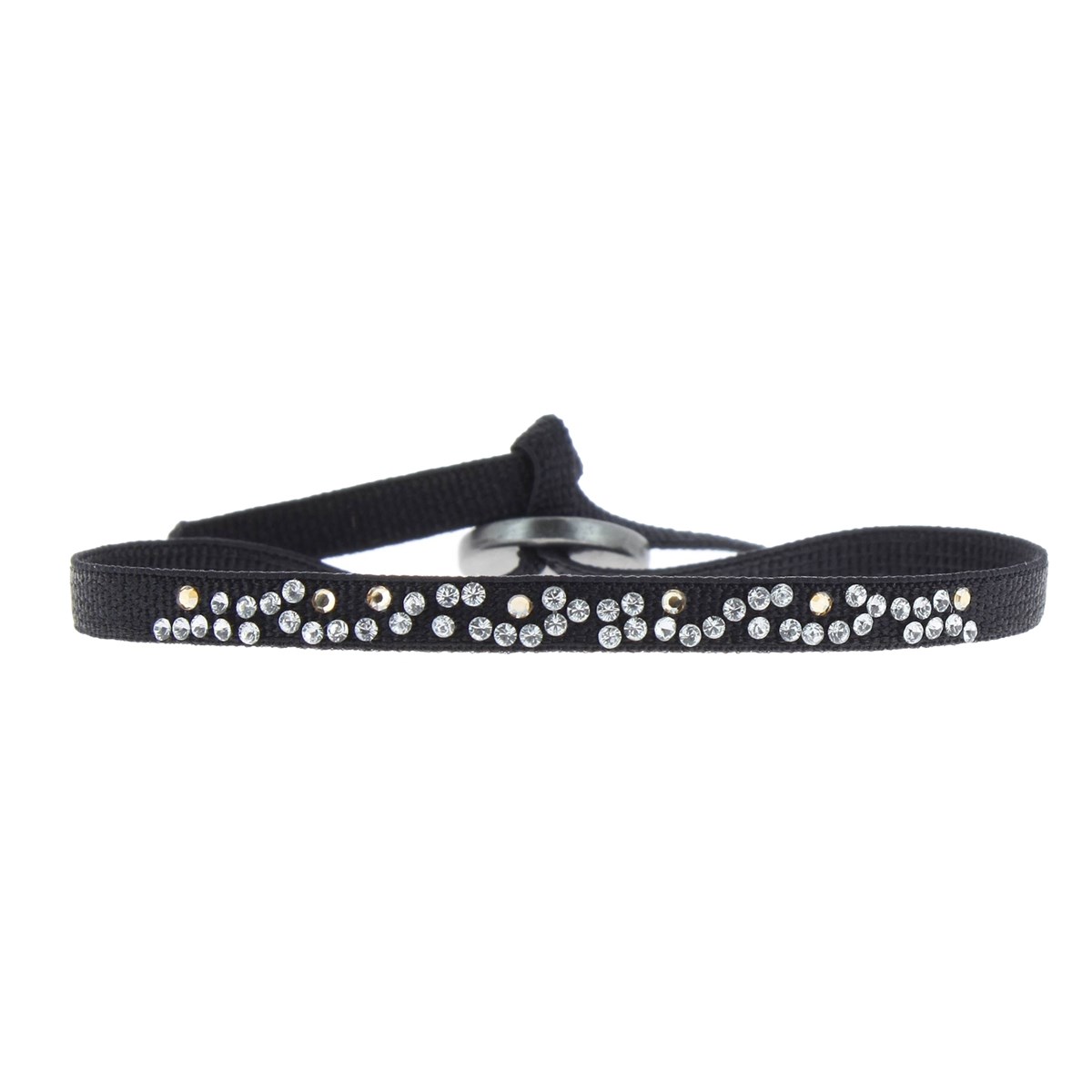 Bracelet Les Interchangeables wave noir