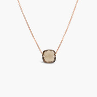 Iris - Collier Or Rose Quartz Fumé