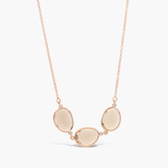 Sophia - Collier Or Rose Quartz Fumé