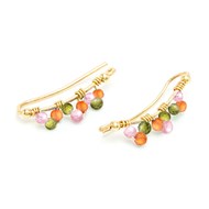 Boucles d'oreilles cuff Frida - pastel
