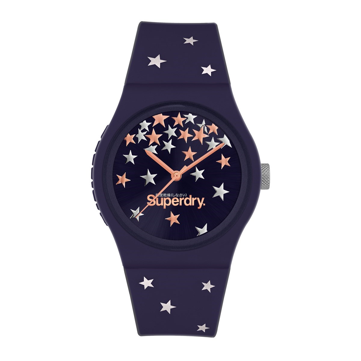 Montre analogique bracelet silicone et cadran étoilés URBAN STAR