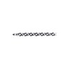 Bracelet souple multi-motifs en Acier 316L et céramique - blanc brillant - vue V1