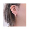 Boucles d'oreilles Eclat - Or Rosé et Cristal - vue V2