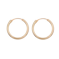 Boucles d'Oreilles Créoles Flex 1.5 cm- Or Jaune - Femme