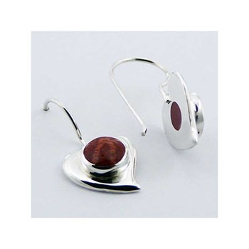 Boucles d'oreille coeur gorgone