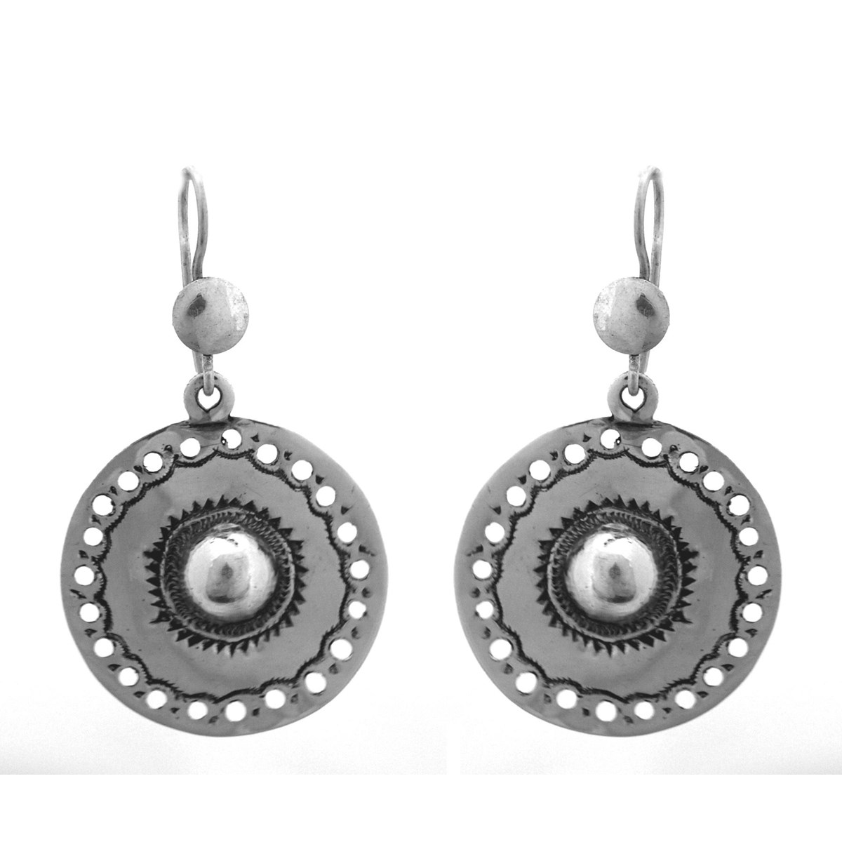 Boucles d'oreille touareg en argent