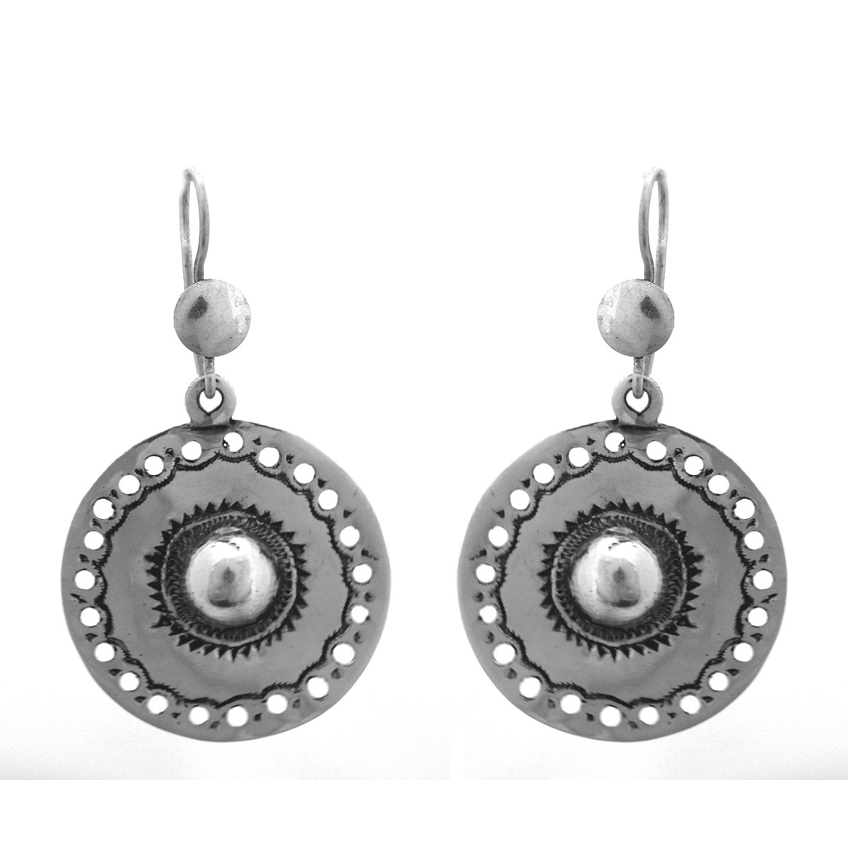 Boucles d'oreille touareg en argent