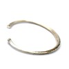 Bracelet jonc onique touareg en argent - vue V2