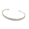 Bracelet jonc onique touareg en argent - vue V3