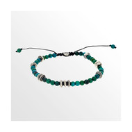 Bracelet Homme HUGO avec perles de Bali  et Argent 925