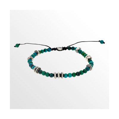 Bracelet Homme HUGO avec perles de Bali  et Argent 925 - vue V1