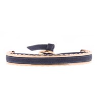 Jonc Les Interchangeables ruban coco marine