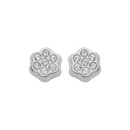 Boucles d'oreilles Brillaxis fleurs