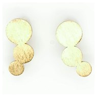 Boucles d'oreilles Zag dorées