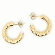 Boucles d'oreilles Zag doré