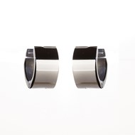 Boucles d'oreilles Zag acier