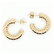 Boucles d'oreilles Zag doré