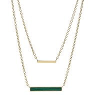 Collier Fossil Coeur Modern Meadows