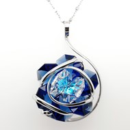 Collier Marazzini Flower new blue