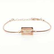 Bracelet Sing A Song plaque  message