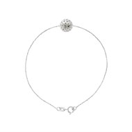 Bracelet 'Pure WHITE' - Véritable Crystal Blanc - STELLA - Collection LOVE JEWELRY