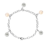 Bracelet Véritables Perles de Culture d'Eau douce - STELLA - Collection LOVE JEWELRY