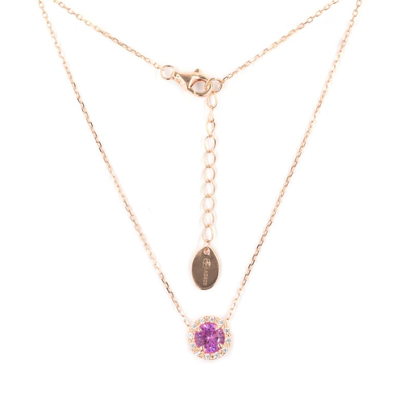 collier argent fushia collier argent fushia