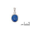 Pendentif argent 925 Lapis lazuli naturelle - vue V2