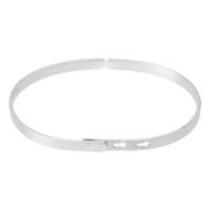 Bracelet jonc en laiton TU ME RENDS CHEVRE