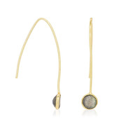 Boucles d'oreilles doré labradorite JANE