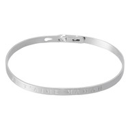 Bracelet jonc en laiton JE T'AIME MAMAN