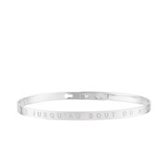 Bracelet jonc en laiton ENSEMBLE JUSQU'AU BOUT DU MONDE