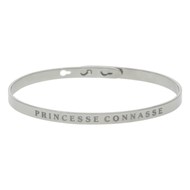 Bracelet jonc en laiton PRINCESSE CONNASSE
