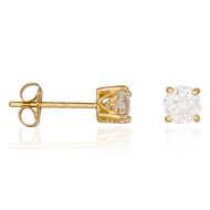 Boucles d'oreilles or jaune avec pierres SIMPLY YOU