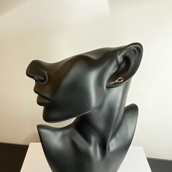 Tennis racket and ball earrings - Sterling silver