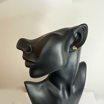 Motorcycle earrings - Gold-plated