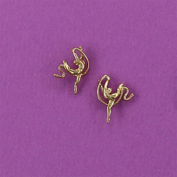 GR EXPRESSION turnlint oorbellen - Verguld