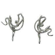 Boucles d'oreilles GR EXPRESSION ruban - Argent massif