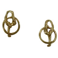 Boucles d'oreilles GR EXPRESSION cerceau - Plaqué or